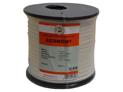 10960 polyetylenova paska pro elektricke ohradniky economy 10 mm