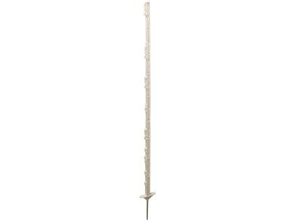 11173 tycka pro elektricky ohradnik standard 140 plast bily 14 uchytu 140 cm
