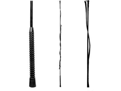 Lonžovací bič, jednodílný (Velikost 180 cm, Barva black)