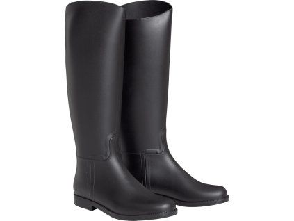 Boty vysoké jezdecké gumové STAR ELT, dámské (Velikost 35, Barva black)