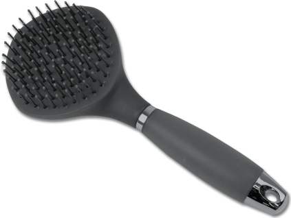 Kartáč na žíně s gelovou rukojetí (Barva black)