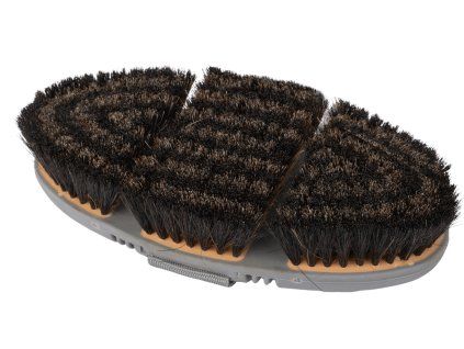 Flex jemný kartáč, koňské žíně (Barva black/grey)