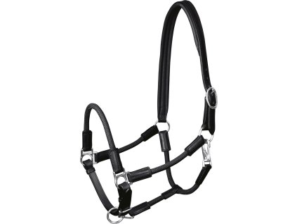 Ohlávka Nevada Waldhausen (Velikost PONY, Barva black/silver)