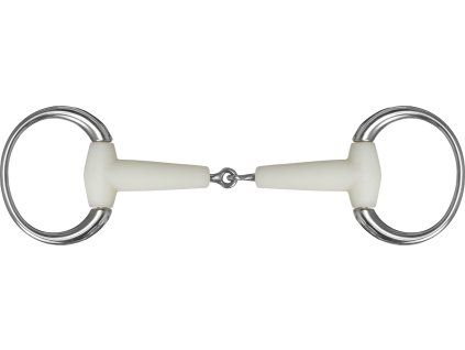 Jednou lomené udidlo HAPPY MOUTH, oliva (Velikost 12,5 cm)