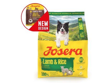 Josera 12,5 Adult with Lamb & Rice dog