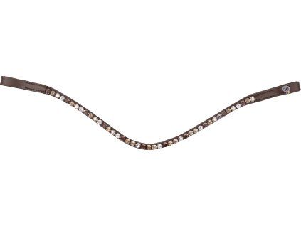 Čelenka Waldhausen X-line Glam, hnědá (Velikost COB, Barva brown/brown-gold-beige-silver)