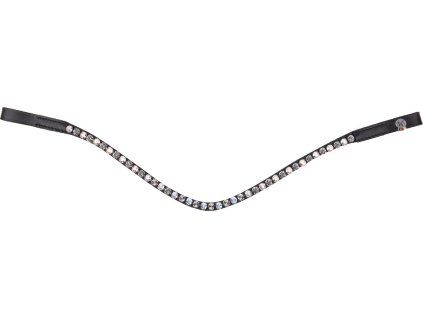 Čelenka Waldhausen X-line Glam, černá (Velikost COB, Barva black/white)