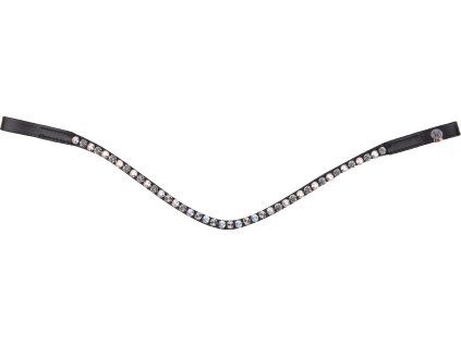 Čelenka Waldhausen X-line Glam, černá (Velikost COB, Barva black/white)