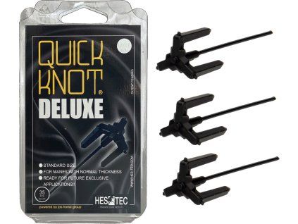 Quick Knot Deluxe 35ks sponek na zaplétání hřívy (Velikost XL, Barva black)