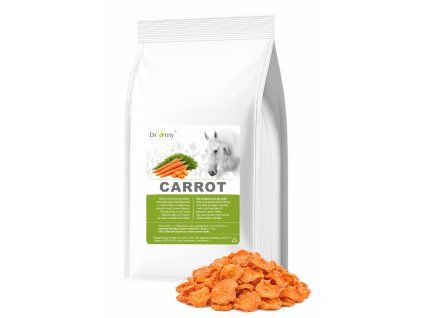Sušená mrkev Carrot chips 1kg Dromy