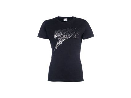 Triko -Grafic Horse- black HKM