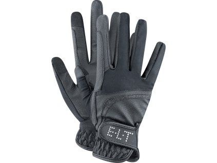 Jezdecké rukavice Noelle Waldhausen (Velikost L, Barva black)
