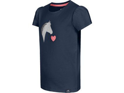 Dívčí tričko Lucky Lily Waldhausen (Velikost 104/110, Barva night blue/Lucky Heart)