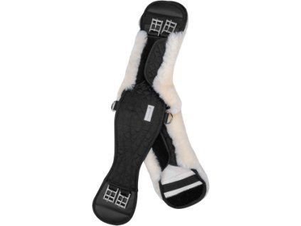 Drezurní podbřišník z pravého beránku Waldhausen (Velikost 50 cm, Barva black)