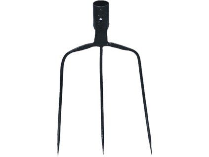 Vidle "trojky" malé kované 29x19cm