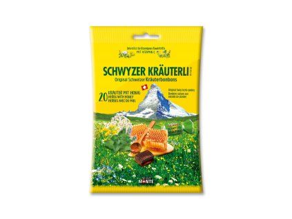 Originální švýcarské bonbony 20 BYLIN S MEDEM 75g