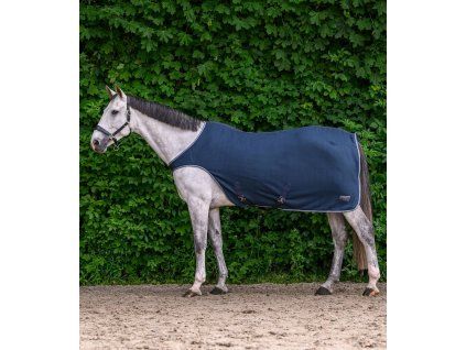 Fleece deka do kolotoče Waldhausen (Velikost 125 cm, Barva night blue)