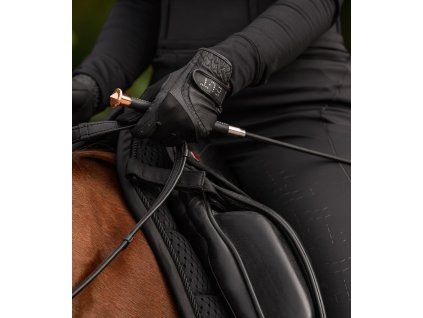 Drezurní bič Noblesse 110 cm (Velikost 110 cm, Barva black/rosegold)