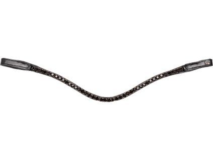 Kamínková čelenka Waldhausen X-Line Shine, black (Velikost COB, Barva black)