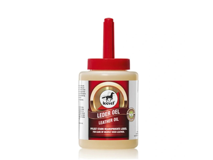 Pečující olej na kůži a kožené výrobky Lederoel Leovet, balení 450ml