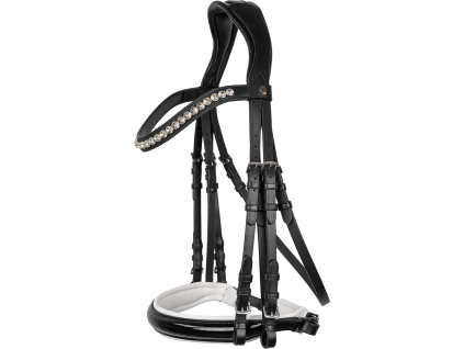 Drezurní uzda Waldhausen X-Line Evermore (Velikost COB, Barva black)