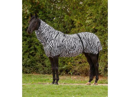 Letní deka pro muchaře, eczema Basic Waldhausen (Velikost 115 cm, Barva black/ white)