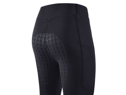 Zimní jezdecké legíny IRHLaura FullGrip, Black