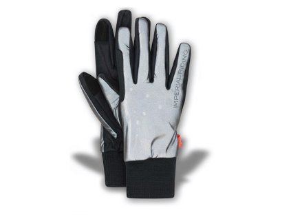 Zimní jezdecké rukavice IRHHide&Shine Hi-Viz