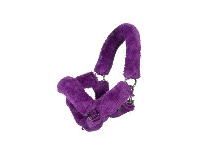 Ohlávka s umělým beránkem lilac - Hobby horsing