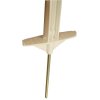 11188 2 tycka pro elektricky ohradnik standard plast bily 10 uchytu 90 cm