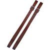 Třmenové řemeny Slimline Wintec, černé (Velikost 110 cm, Barva black)