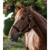 Ohlávka Perlon Satin Waldhausen (Velikost PONY, Barva black)