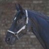 Ohlávka s reflexními pruhy Waldhausen, grey (Velikost PONY, Barva grey)