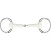 Jednou lomené udidlo HAPPY MOUTH, oliva (Velikost 12,5 cm)