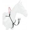 Náprsník Waldhausen Secutrust s bezpečnostními otěžemi (Velikost PONY, Barva black)