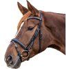 STAR Rose gold Uzdečka (Velikost PONY, Barva black)