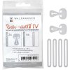 Safe-Gum, sada 6 ks (Velikost 6 pieces, Barva silver grey)