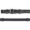 Gumové otěže Waldhausen X-Line se zarážkami (Velikost PONY, Barva black)