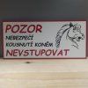 Cedulka na box/ohradu
