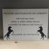 Cedulka na box/ohradu