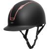 SWING H22 Rose shone jezdecká helma (Velikost 51 - 55 cm, Barva black mat/shine/roségold)