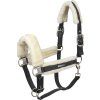 Ohlávka Soft s beránkem (Velikost PONY, Barva black)