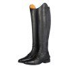 Vysoké jezdecké boty kožené -Titanium Style- short, width M black