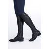 Vysoké jezdecké boty kožené -Titanium Style- short, width M black