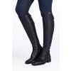 Vysoké jezdecké boty kožené -Titanium Style- short, width L black