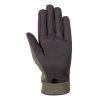 Jezdecké zimní rukavice -Lyon- olive green HKM