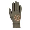 Jezdecké zimní rukavice -Lyon- olive green HKM
