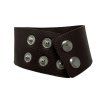Western Leather Wrap Cuff Náramek - Kovbojská přezka