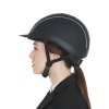 Jezdecká helma Equestro Phantom, leather style
