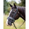 Kožená uzdečka Crystal Dressage
